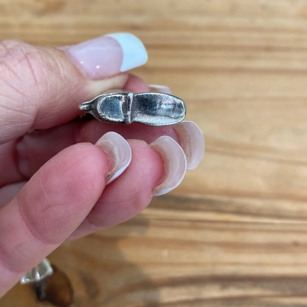 🎉 VINTAGE STERLING SILVER BOOT KEYCHAIN‼️ - Picture 6 of 10